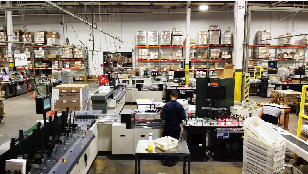 Managed printing and mail facility